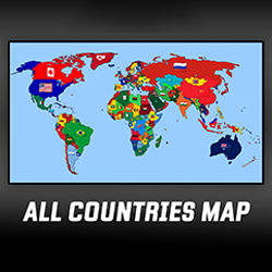 All COUNTRIES Map [Photoshop File]