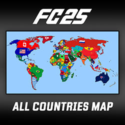 All COUNTRIES Map [Photoshop File]