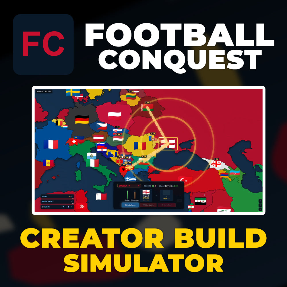 Football Conquest: Creator Build (Offline) – GRKN / Ghiellini Shop